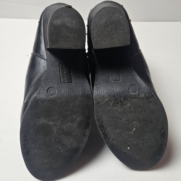 Olsenboye | Leather-like studded ankle boots, size 10 - Picture 7 of 10